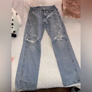 Wrangler ripped jeans